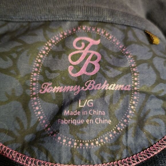 Tommy Bahama Jen & Terry Full Zip size large - Picture 4 of 6